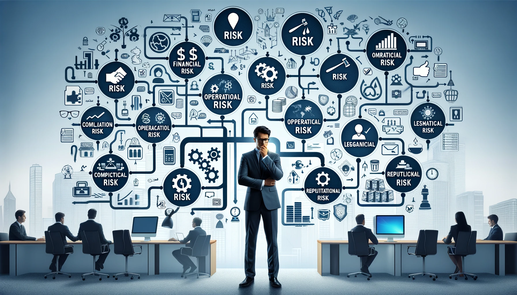 The Image depicts Entrepreneurial Risk